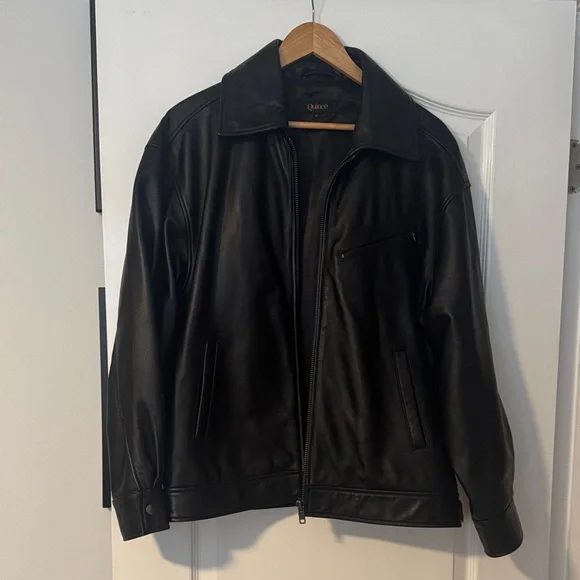 Quince 100% Leather Jacket - Picture 3 of 3